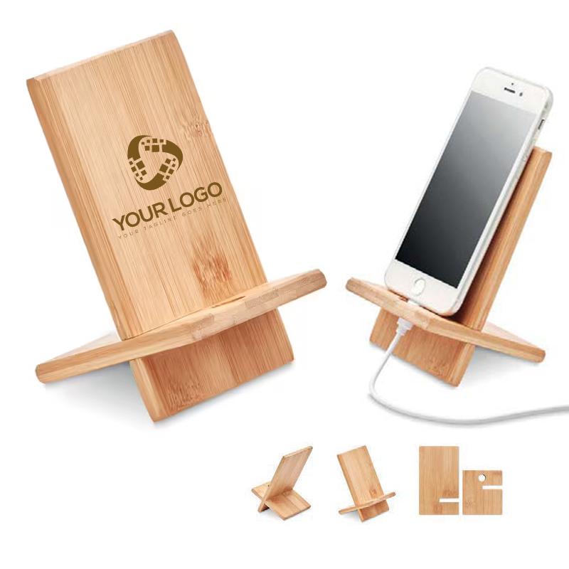 Eco-friendly Phone holder stand made from Bamboo